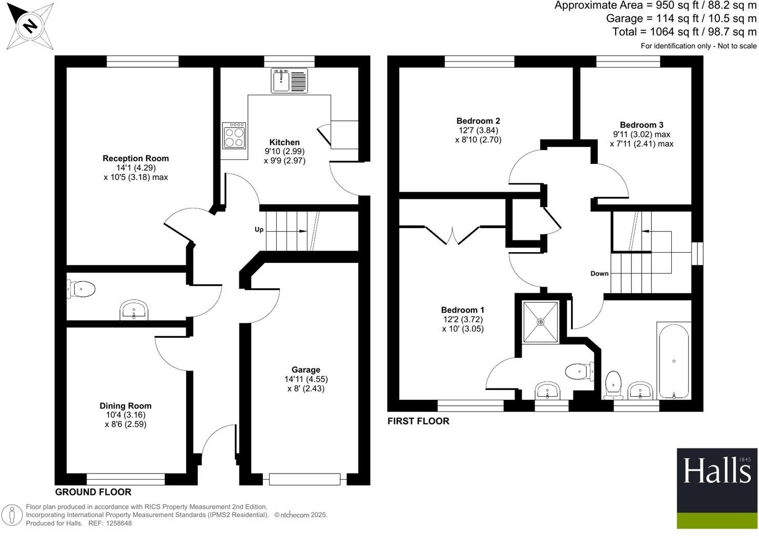 47 Woodvine Road, Shrewsbury, SY1 4NR floorplan