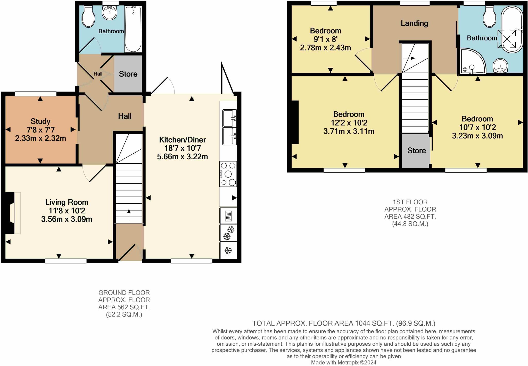 St. Gregorys Road, Canterbury, CT1 floorplan