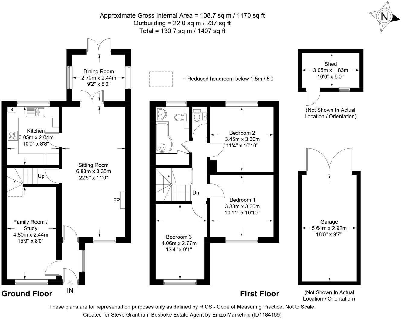 Redwing Road, Clanfield floorplan