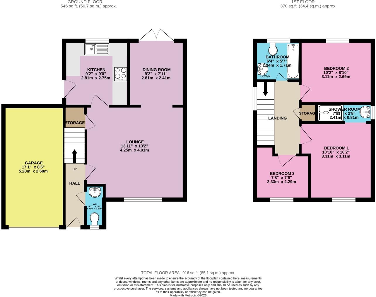 Willow Drive, North Duffield, Selby, North Yorkshire, YO8 floorplan
