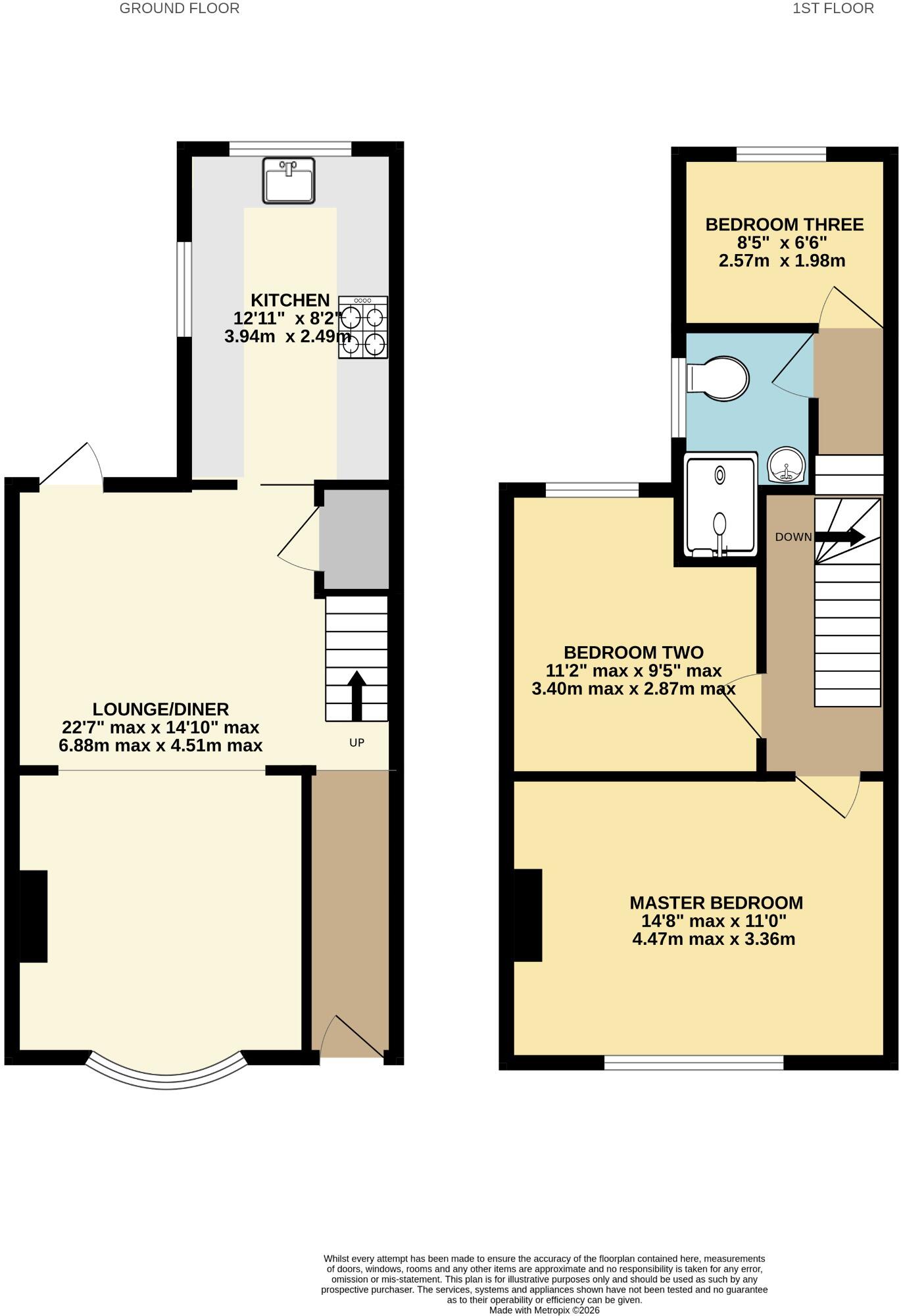 Bitterne Park! No Forward Chain! Garage! floorplan