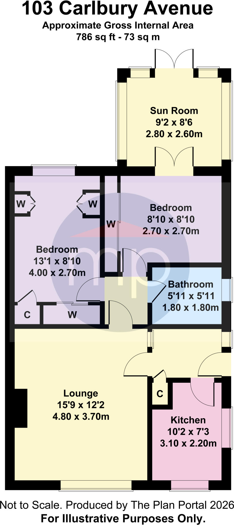 Carlbury Avenue, Acklam floorplan