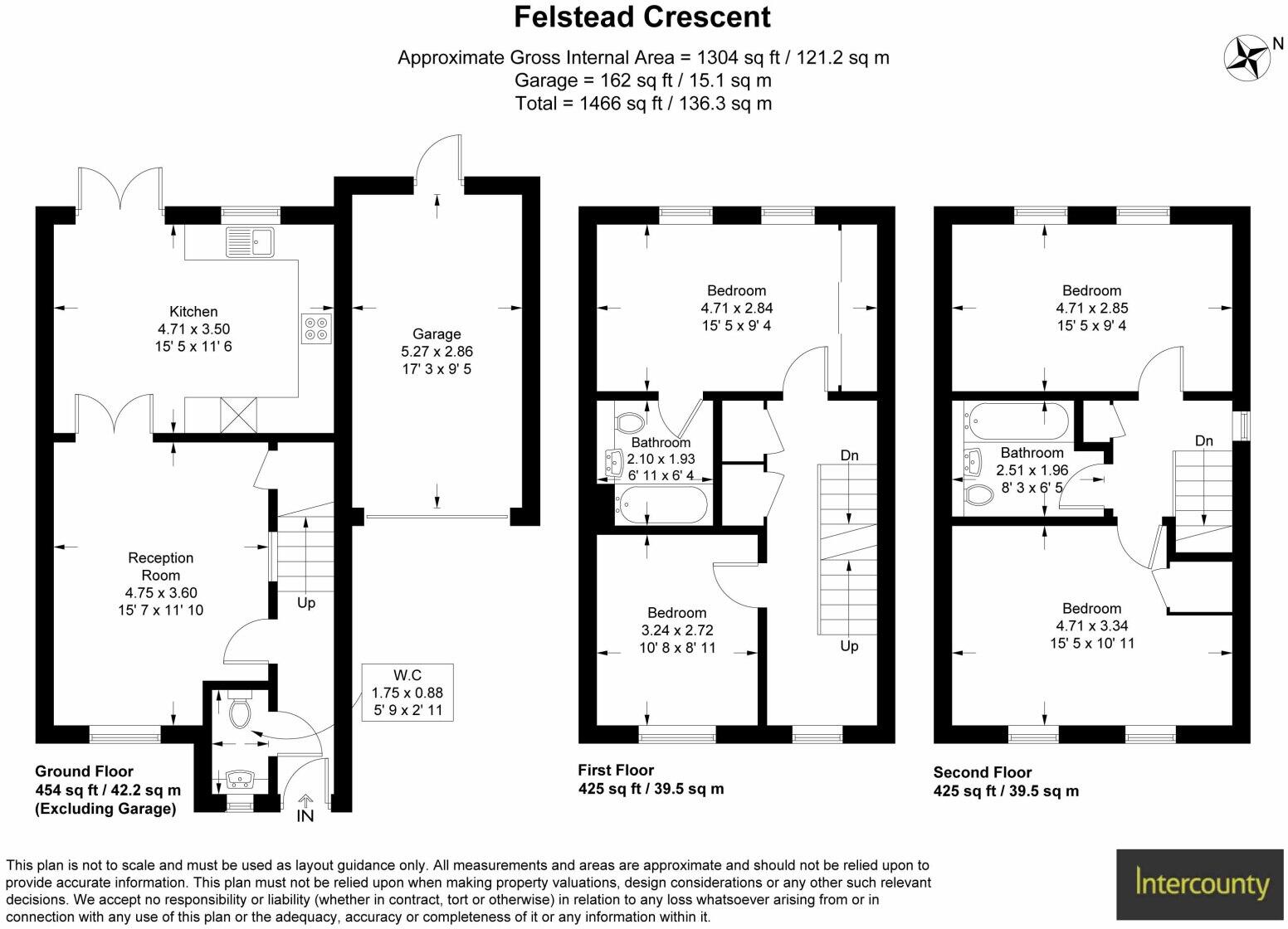 Felstead Crescent, Stansted, Essex, CM24 floorplan