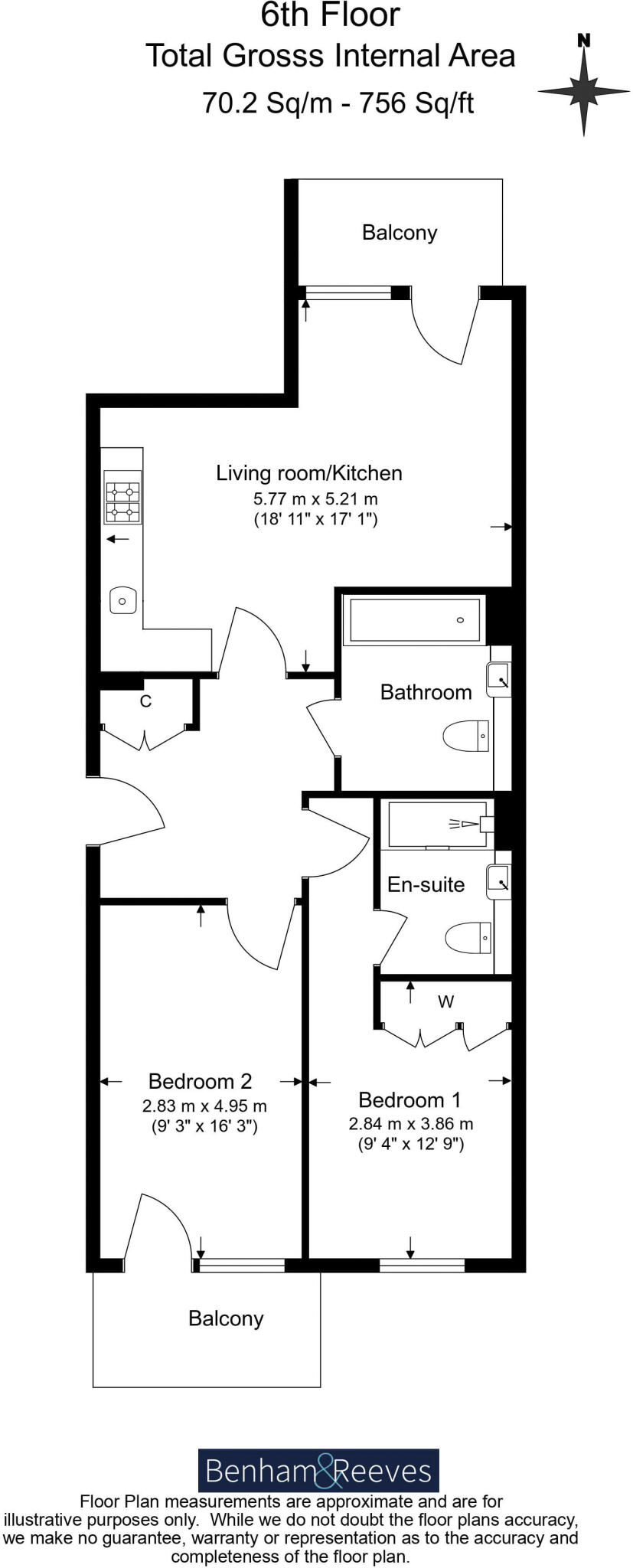 Commander Avenue, Beaufort Park, Colindale, NW9 floorplan