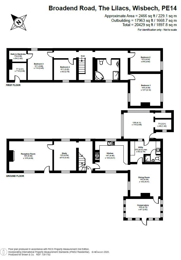 The Lilacs, 84 Broadend Road, Wisbech PE14 7BQ floorplan