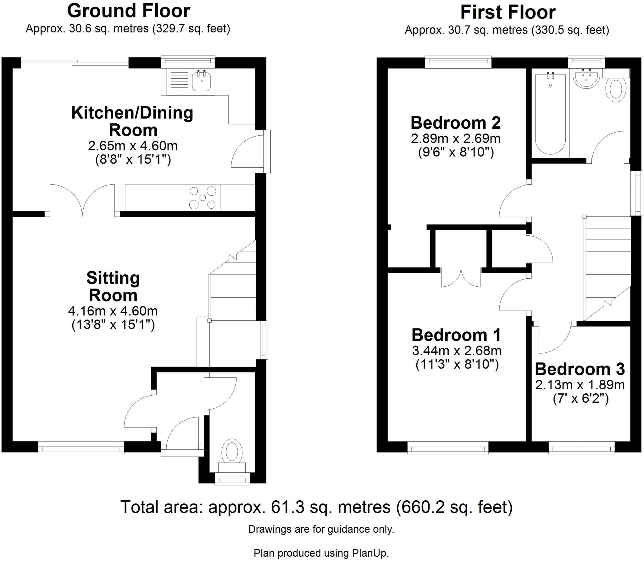 The Elms, Milton floorplan