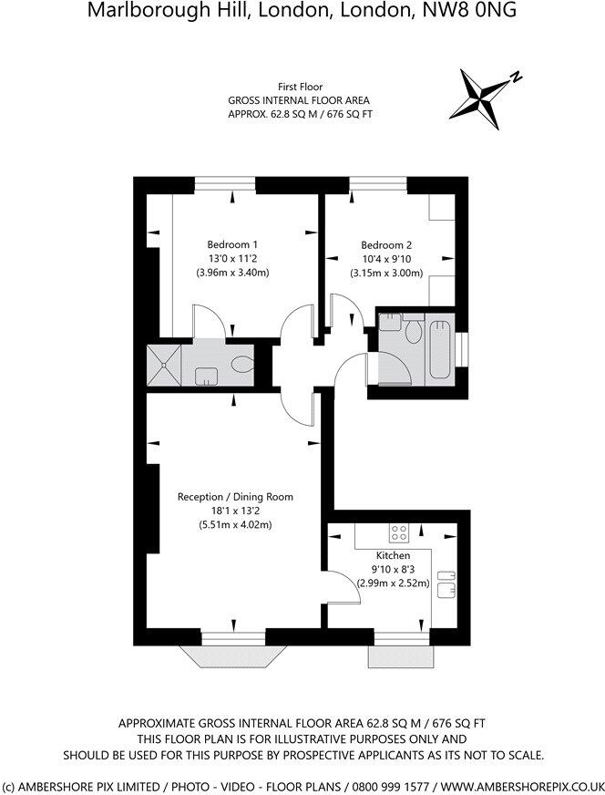 Marlborough Hill, St John's Wood, London, NW8 floorplan