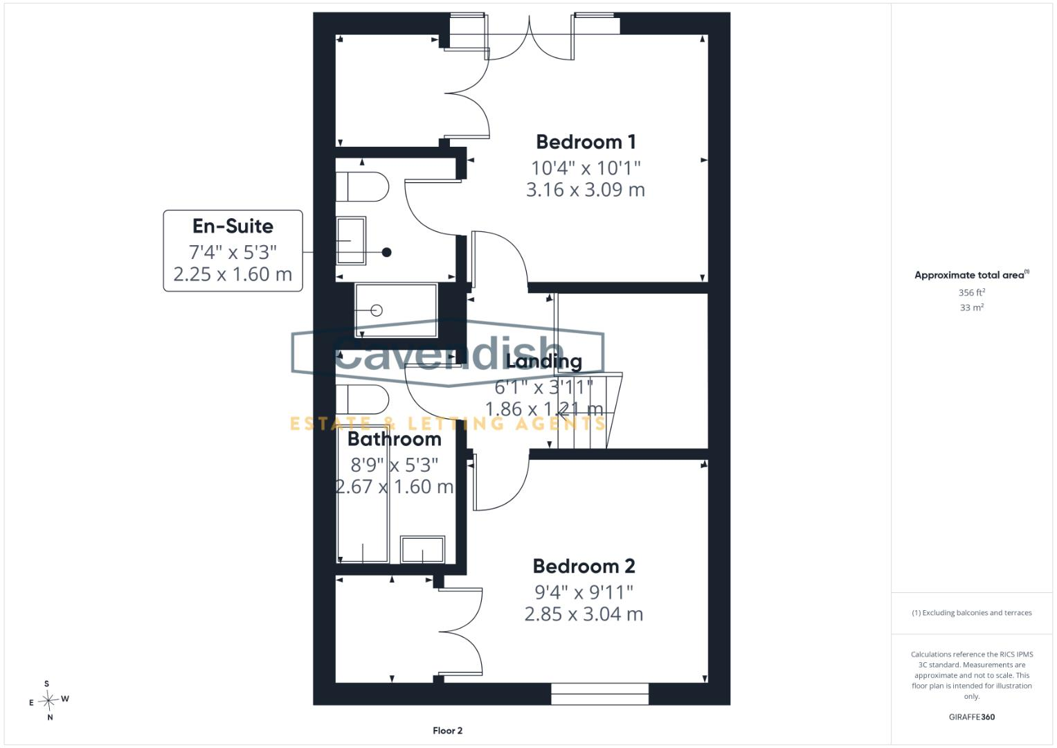 Waters Edge, Chester floorplan