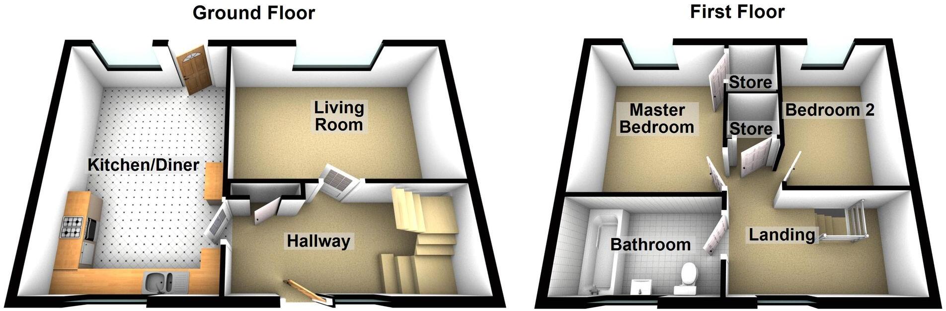 Longton Close, Blackburn, BB1 floorplan