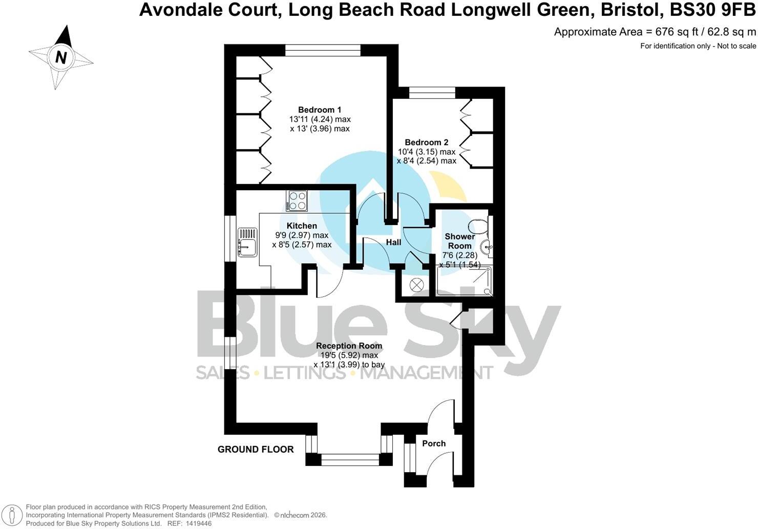Avondale Court, Long Beach Road, Longwell Green, Bristol floorplan