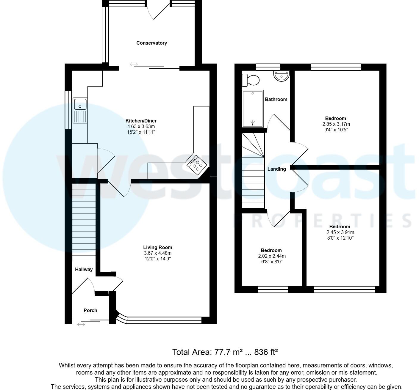 Worthing Road, Patchway, Bristol, Gloucestershire, BS34 floorplan