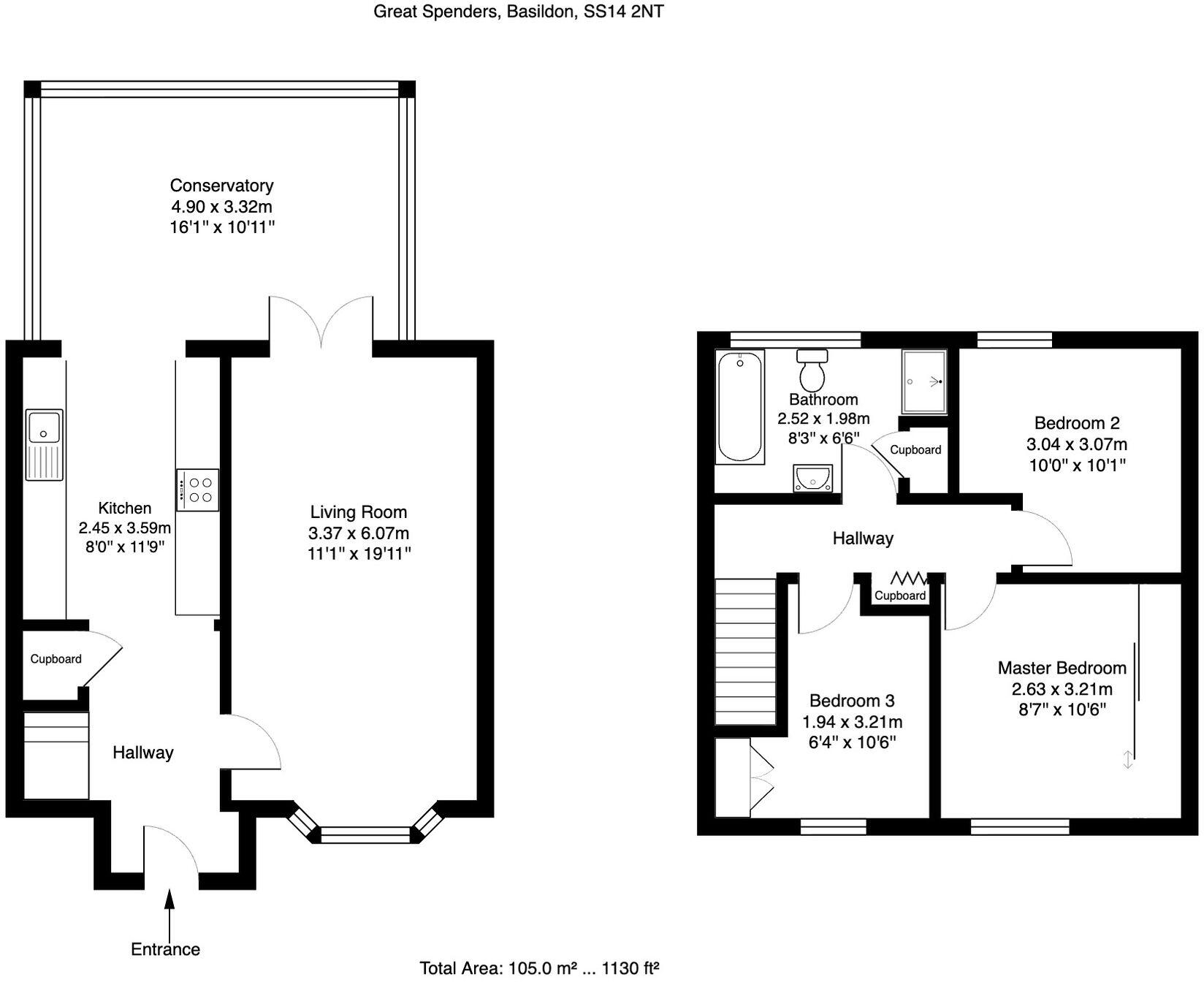 Great Spenders, Basildon, SS14 floorplan