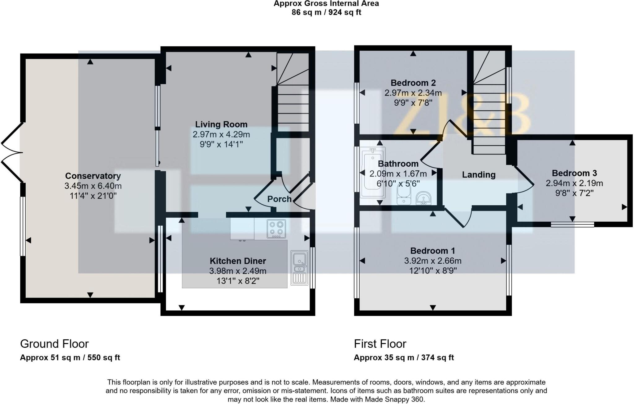 The Orchard, Bicton Heath, Shrewsbury, SY3 5AW floorplan