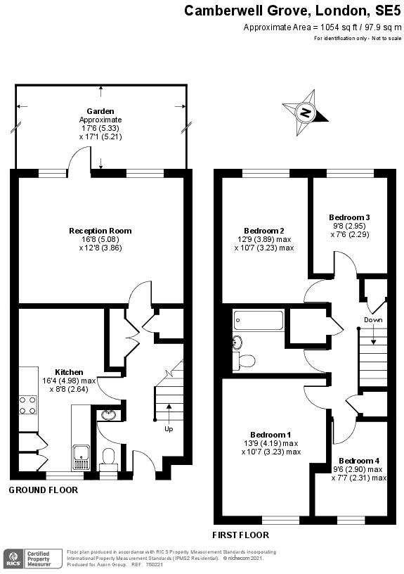 Camberwell Grove, Camberwell, London floorplan