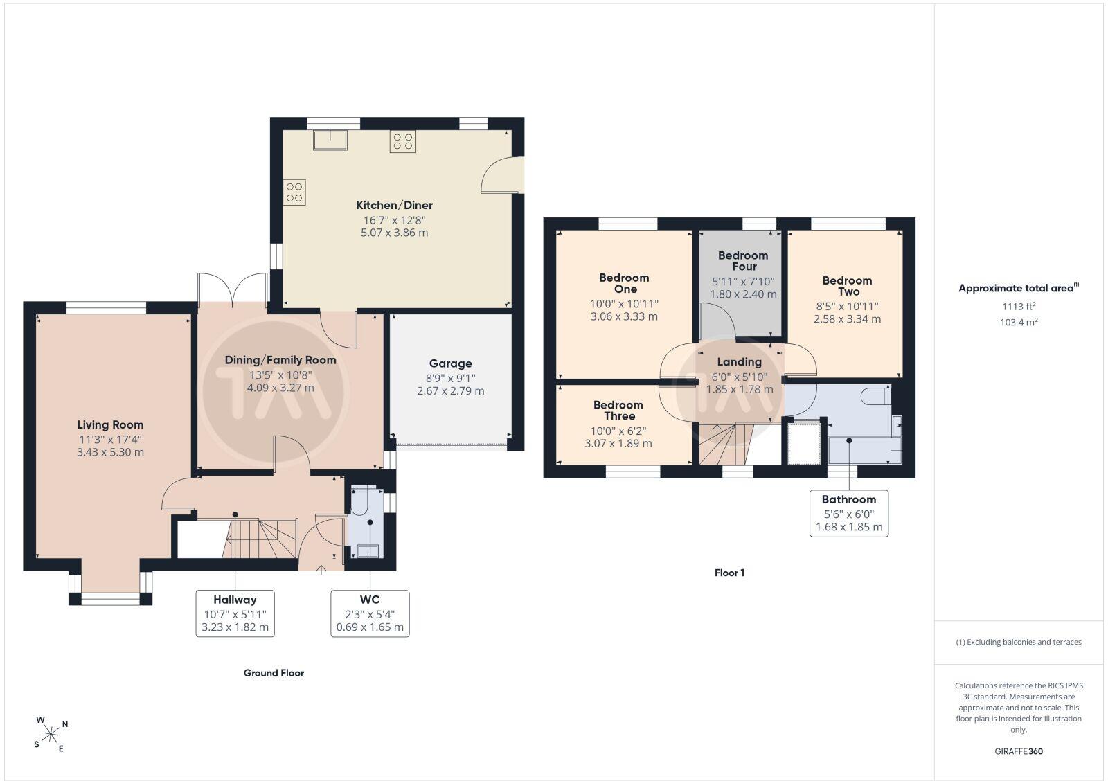 Tinkers Lane, Sawtry, Huntingdon, Cambridgeshire, PE28 floorplan