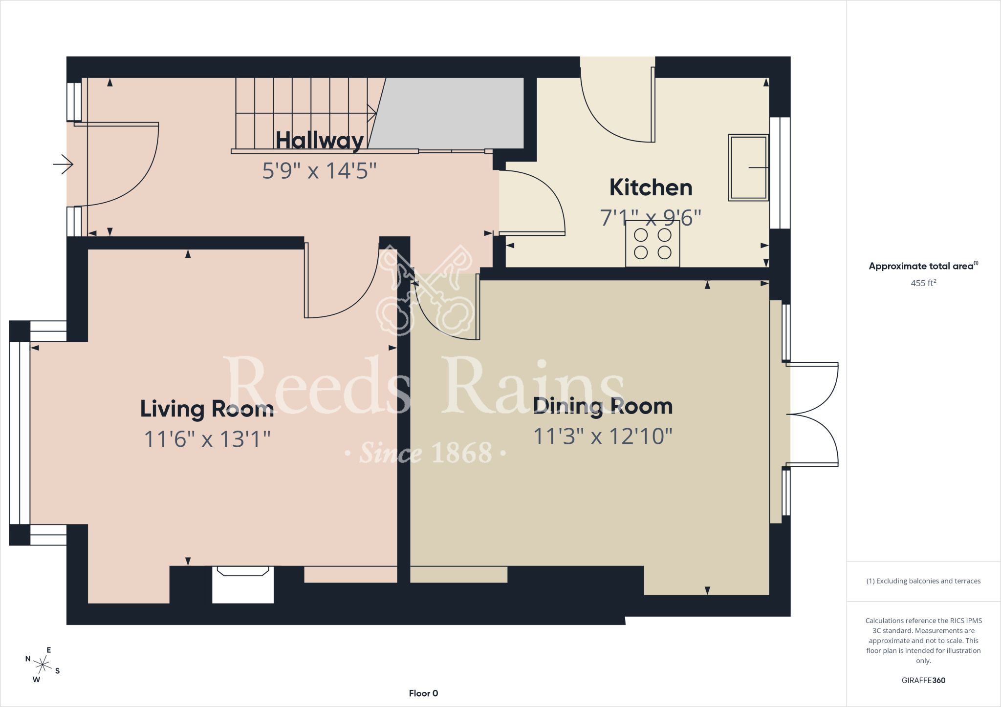 Croxdale Grove, Stockton-on-Tees, Durham, TS19 floorplan