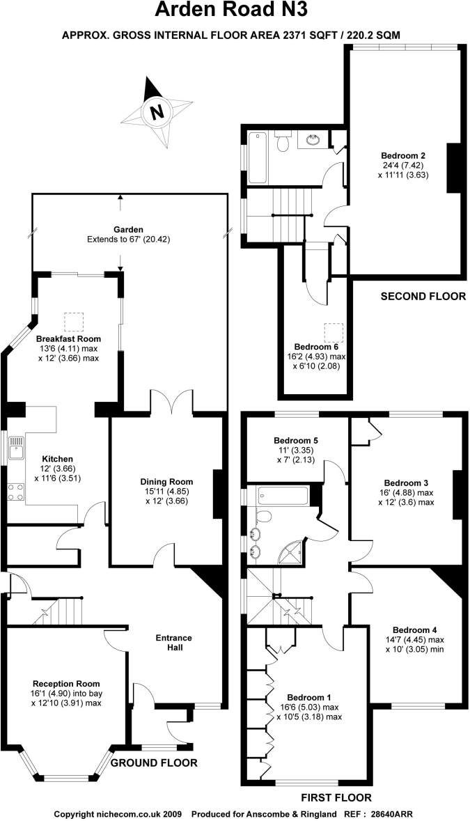 Arden Road, Finchley, N3 floorplan