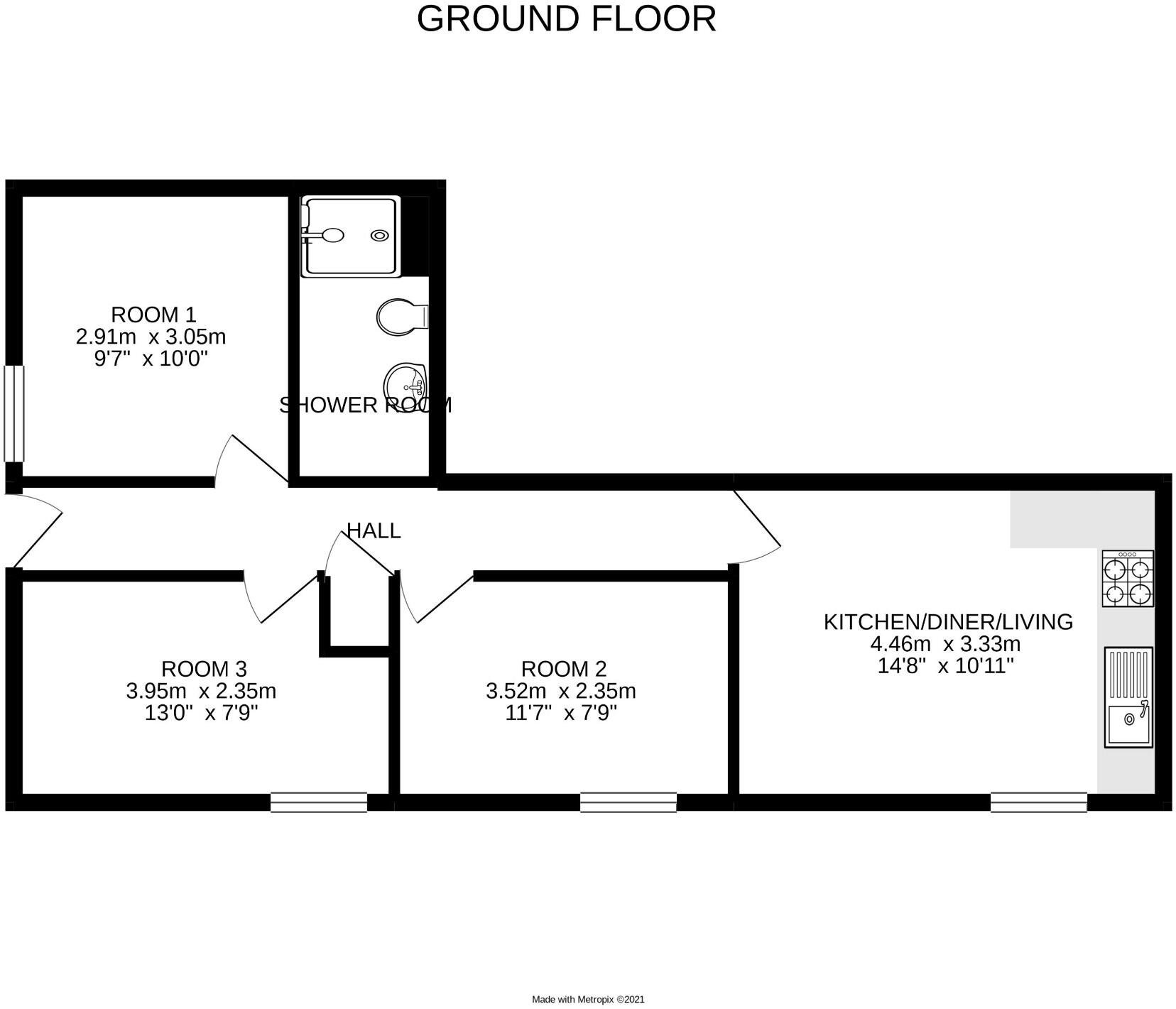 Little Paul Street, Bristol, BS2 floorplan