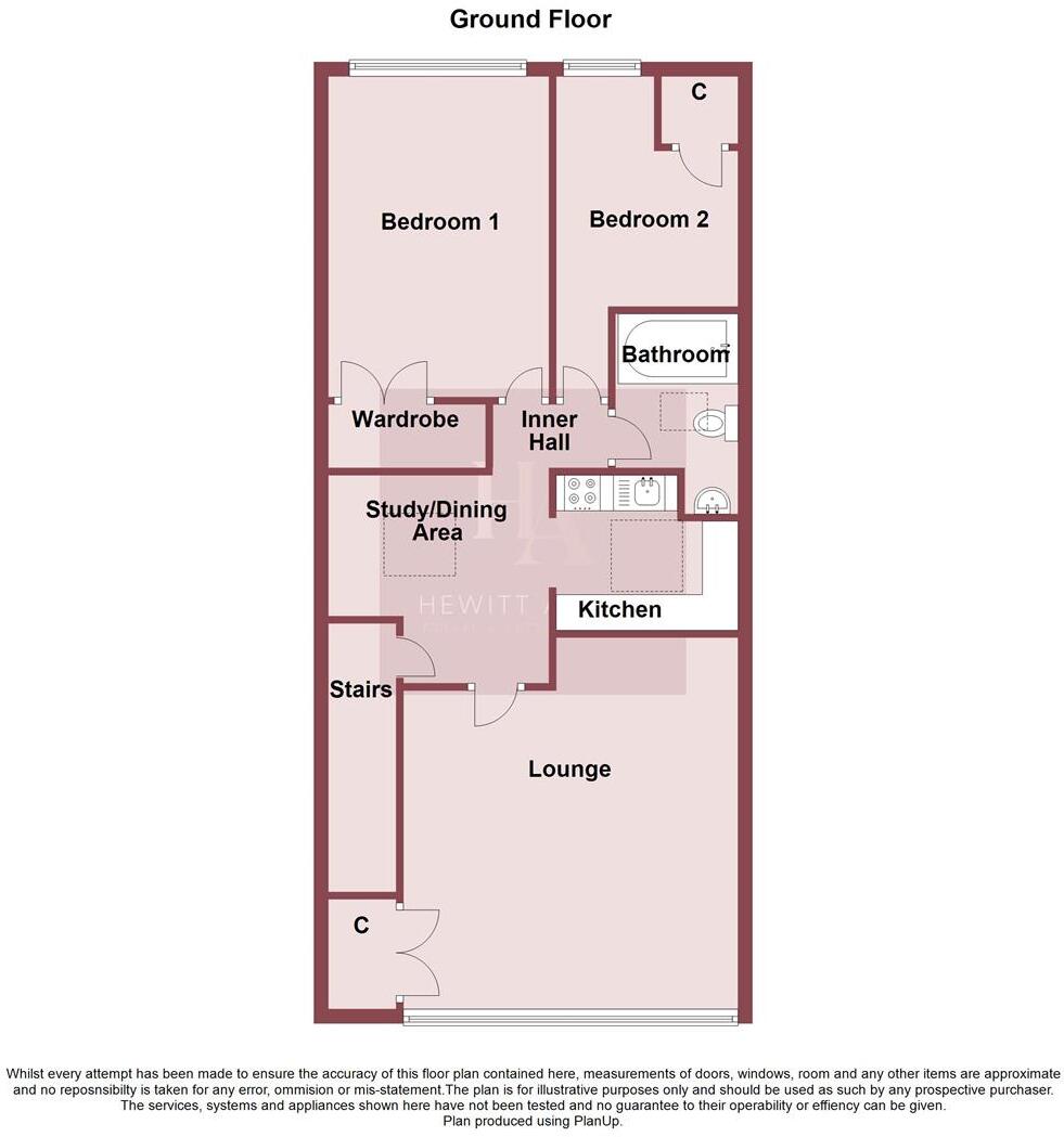 West Vale, Neston floorplan