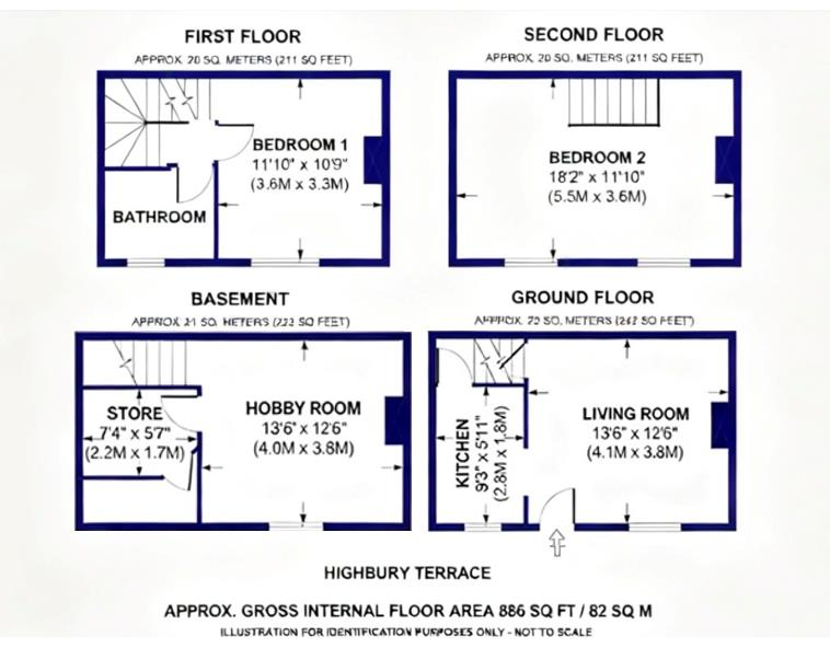 Highbury Terrace, Leeds floorplan