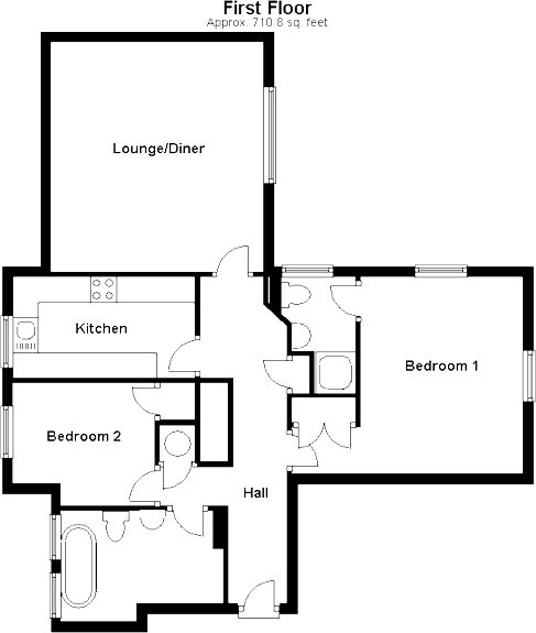St. Pauls Road West, Dorking floorplan