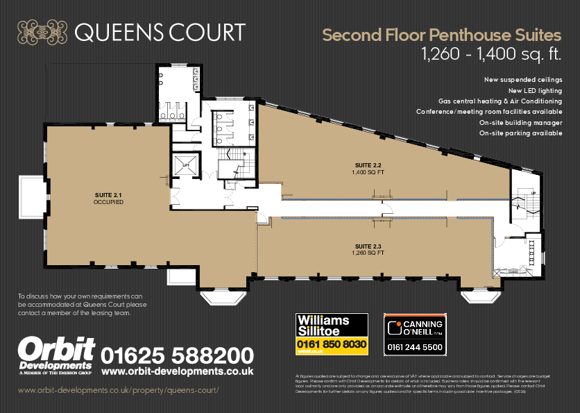 Queens Court Second Floor Plan