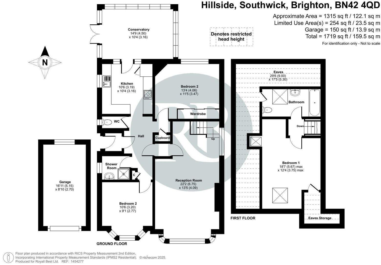 Hillside, Southwick, Brighton, BN42 4QD floorplan