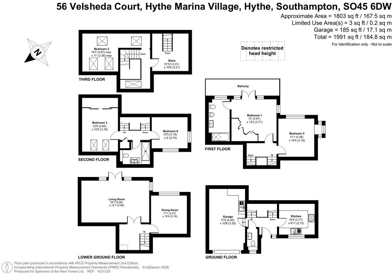 Velsheda Court, Hythe, Southampton, SO45 floorplan