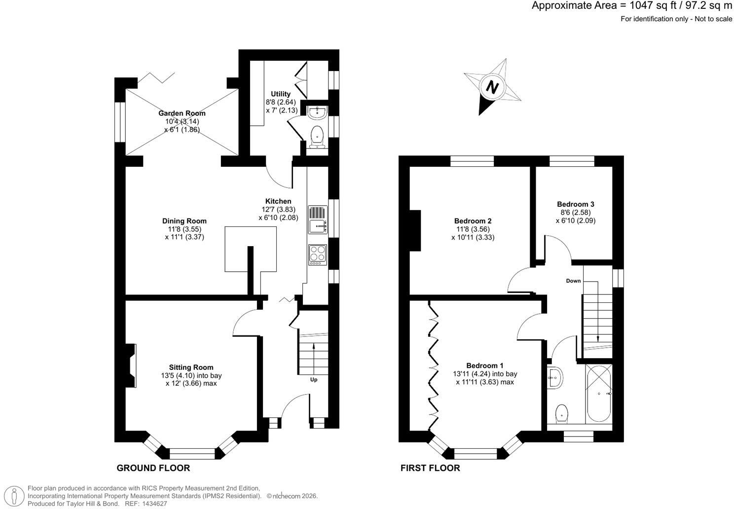 2 Blackbrook Road, Fareham floorplan