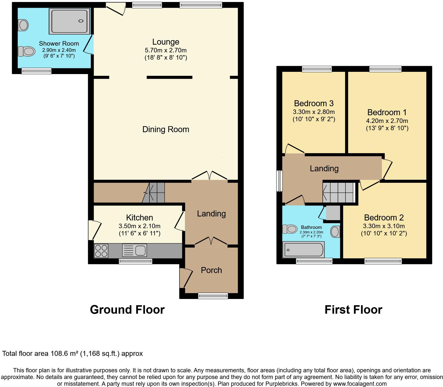 Oakwood Road, Birmingham, B11 floorplan