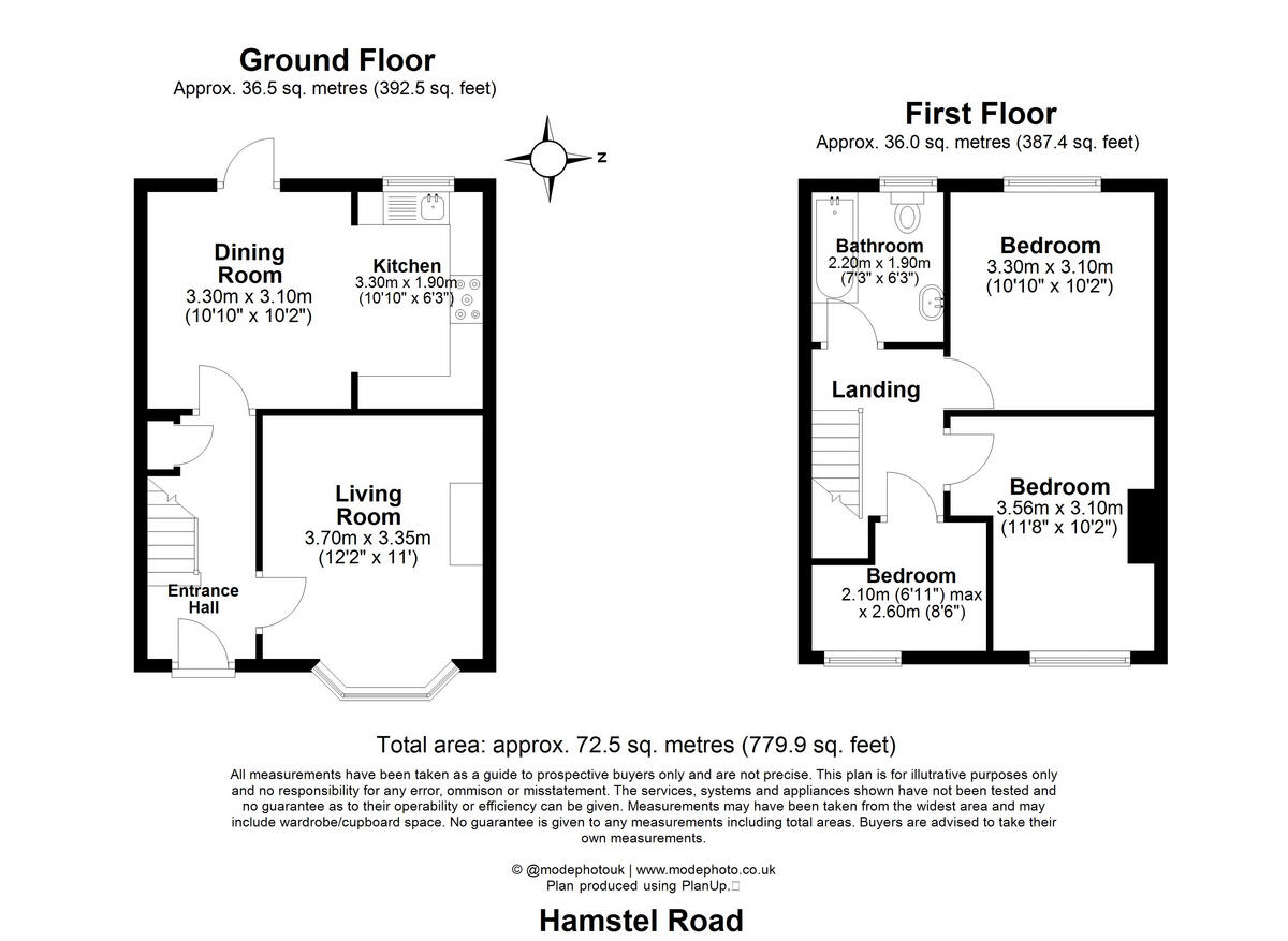 Hamstel Road, Southend-on-sea, SS2 4 floorplan
