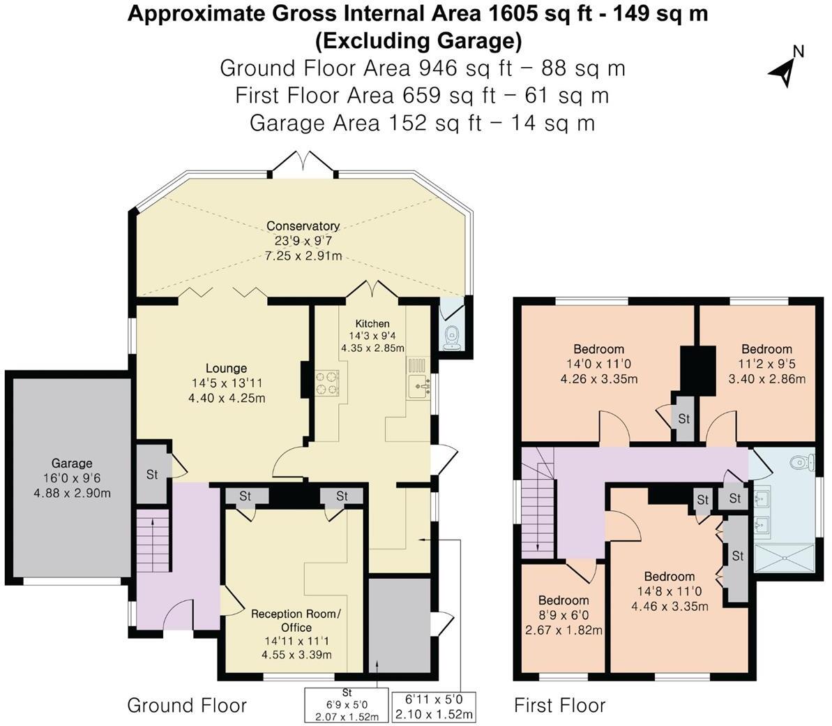 The Rose Walk, Radlett floorplan