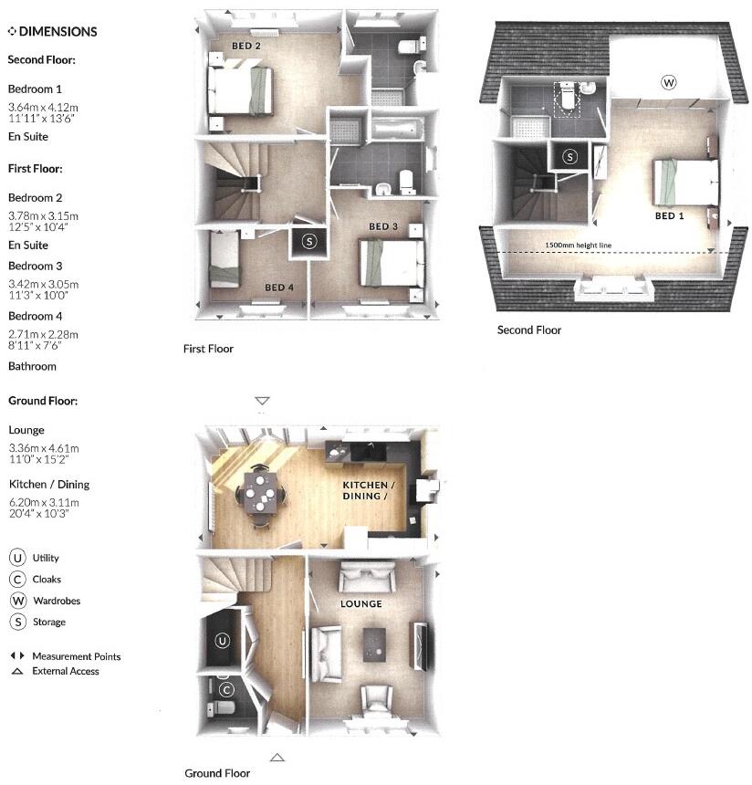 Lawrence Avenue, Shrivenham floorplan