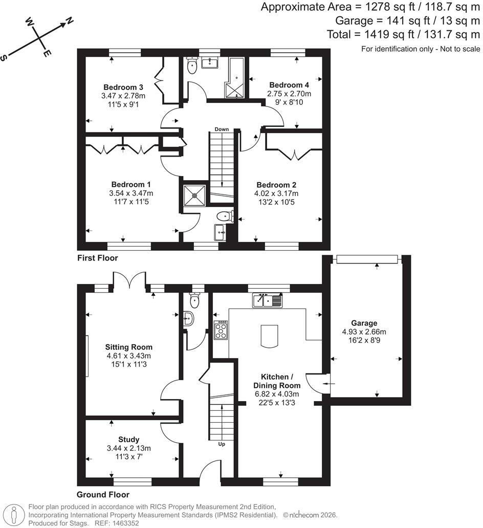 17, Redvers Way, Tiverton floorplan