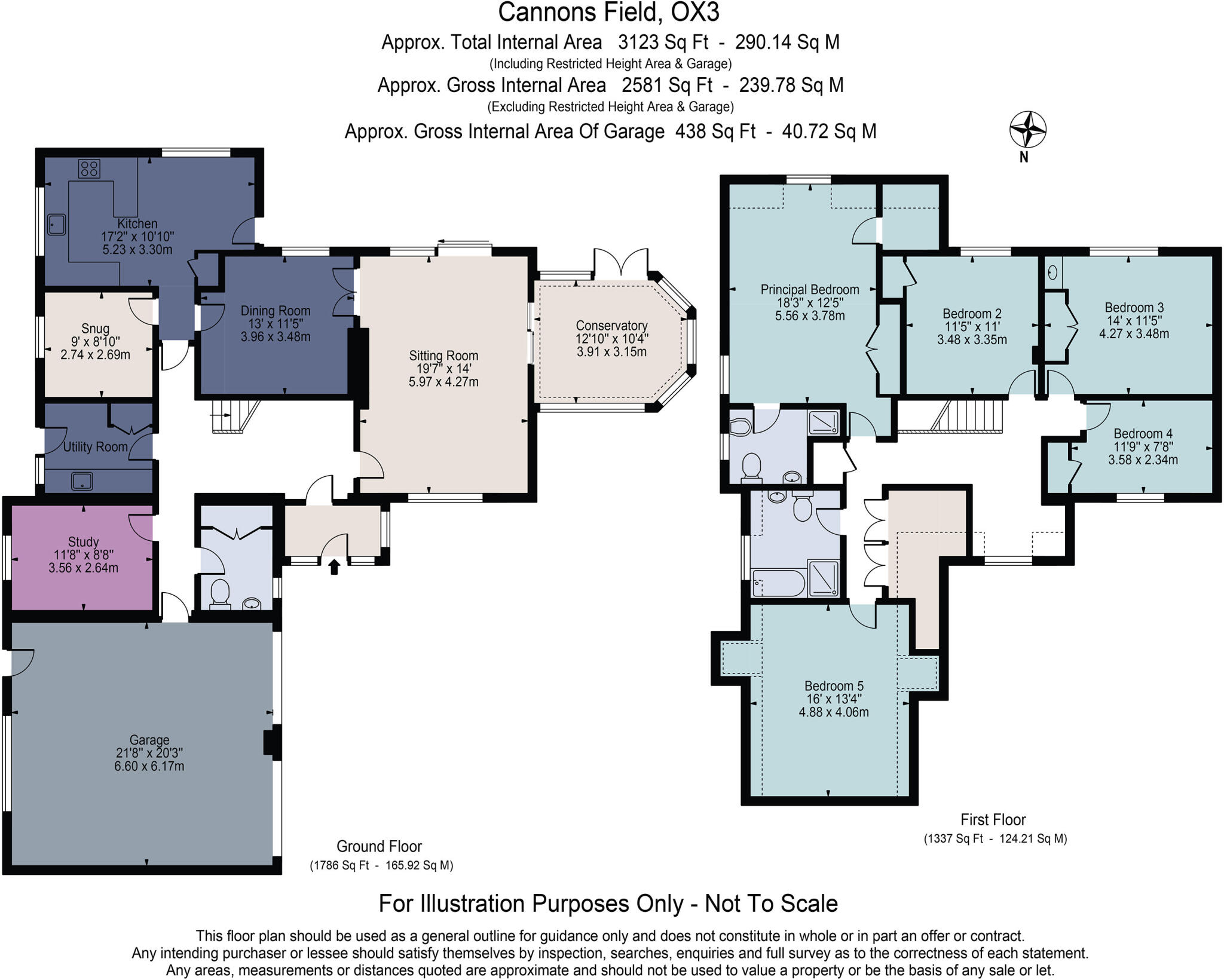 Cannons Field, Marston, Oxford, Oxfordshire, OX3 floorplan