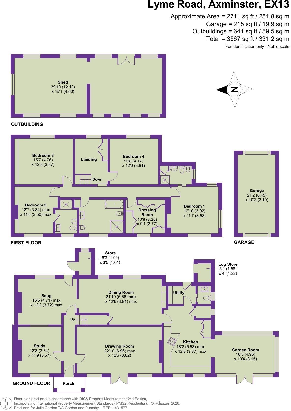 Lyme Road, Axminster, Devon floorplan