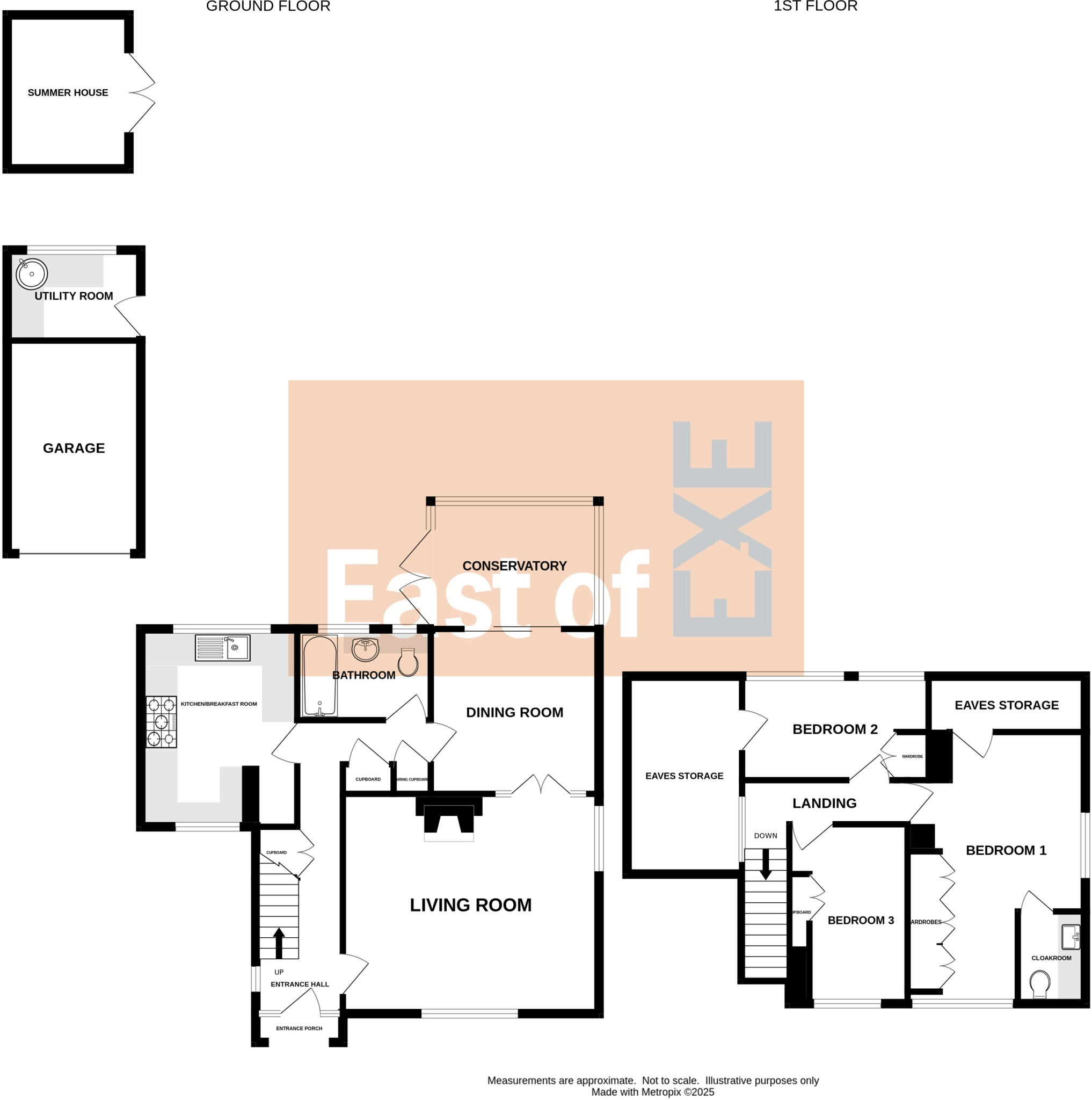 Glebelands, Exminster floorplan