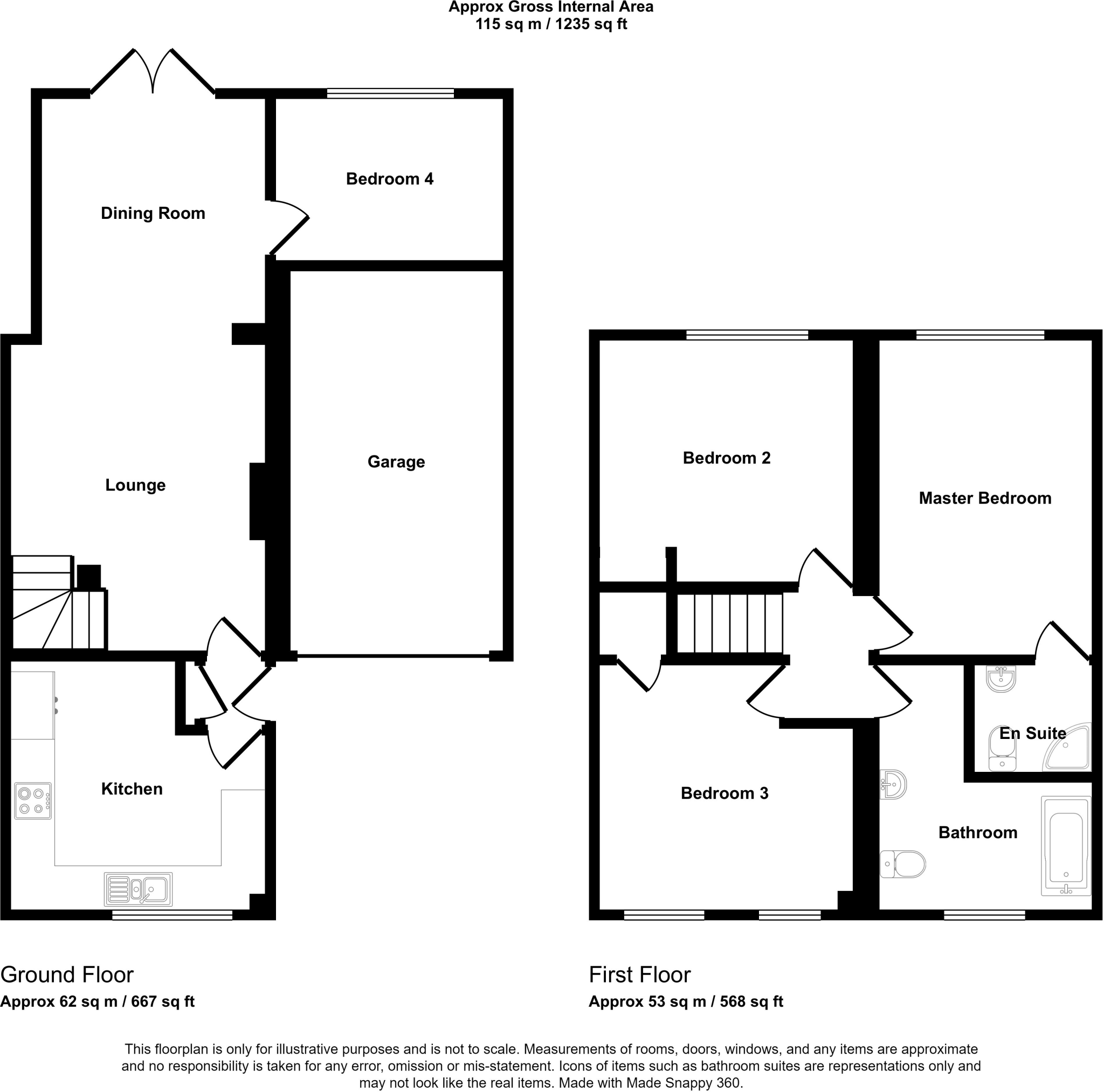 Wentworth Place, Thorpe Hesley, S61 2QX floorplan