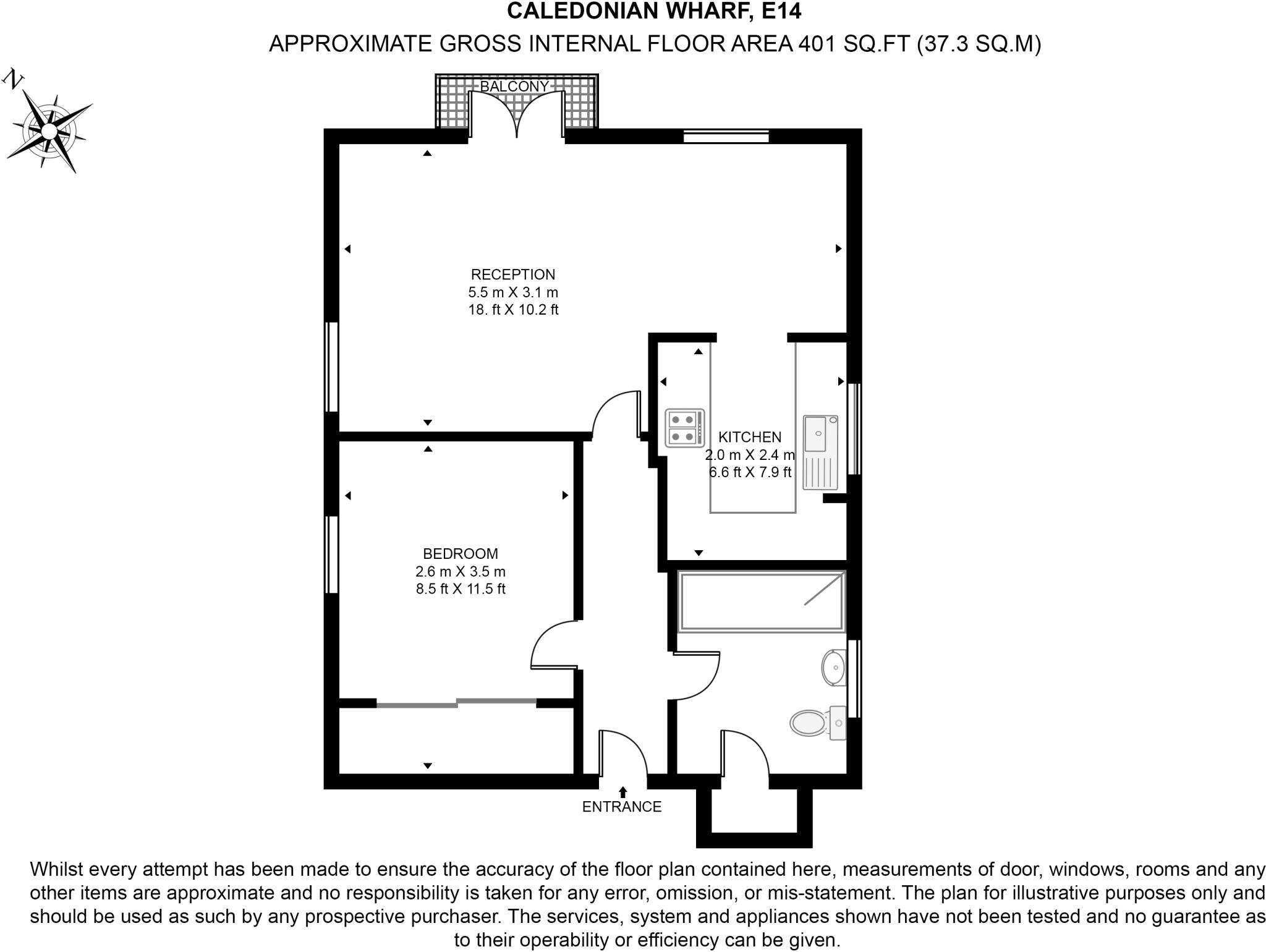 Caledonian Wharf, Saunders Ness Road, Isle Of Dogs, London, E14 floorplan