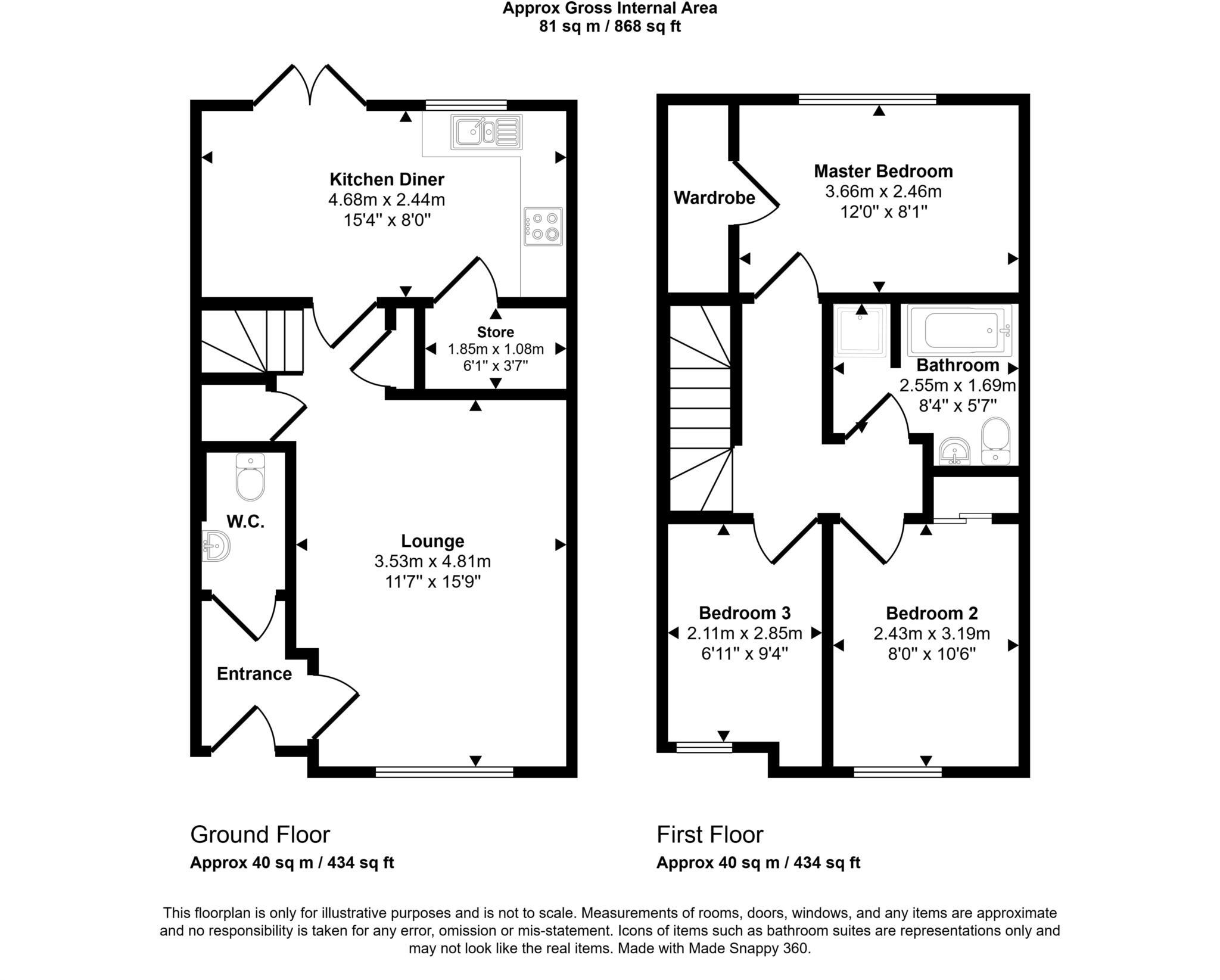 Chestnut Gait, Stewarton floorplan
