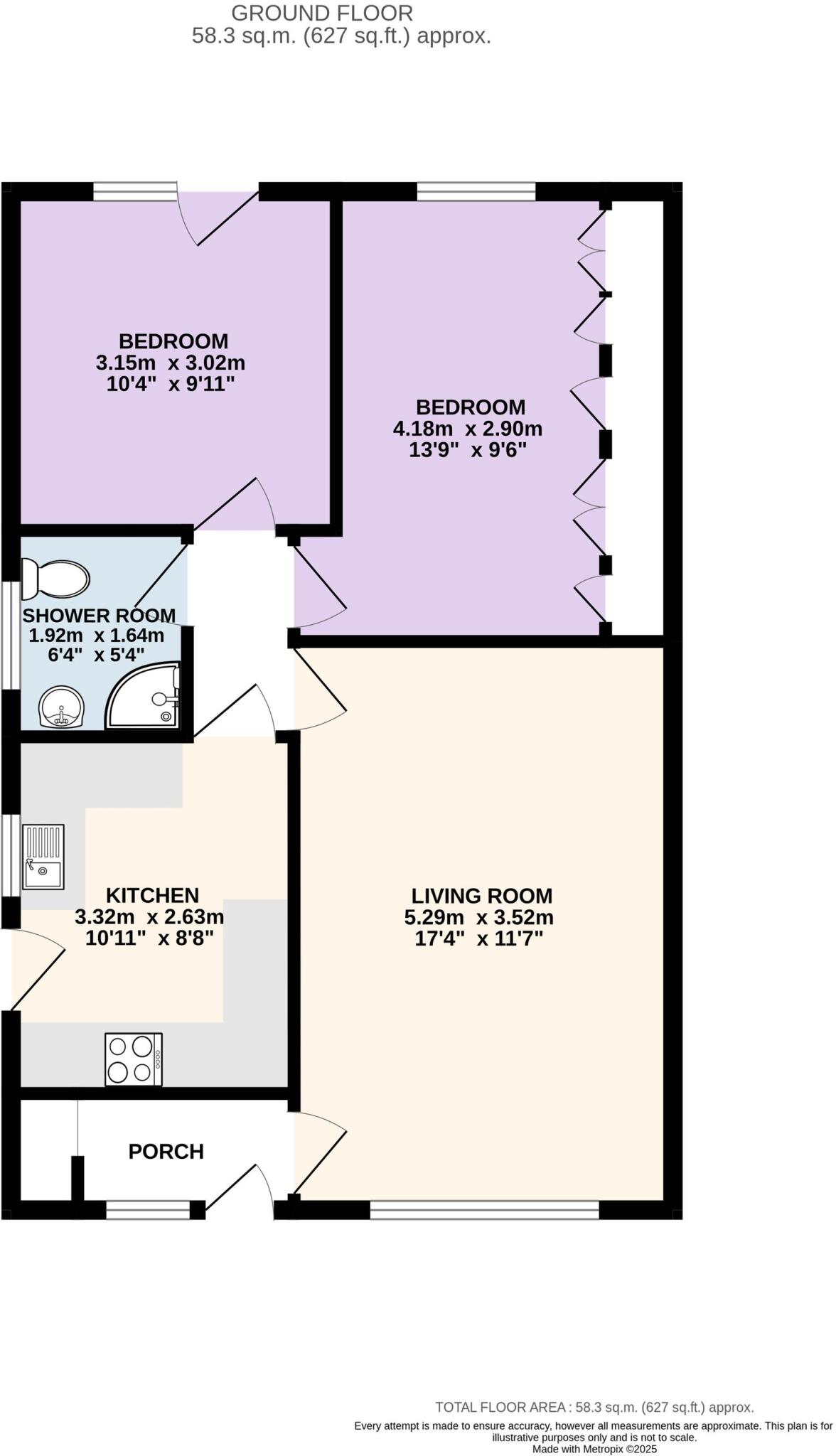 Brindle Close, Longridge, PR3 floorplan