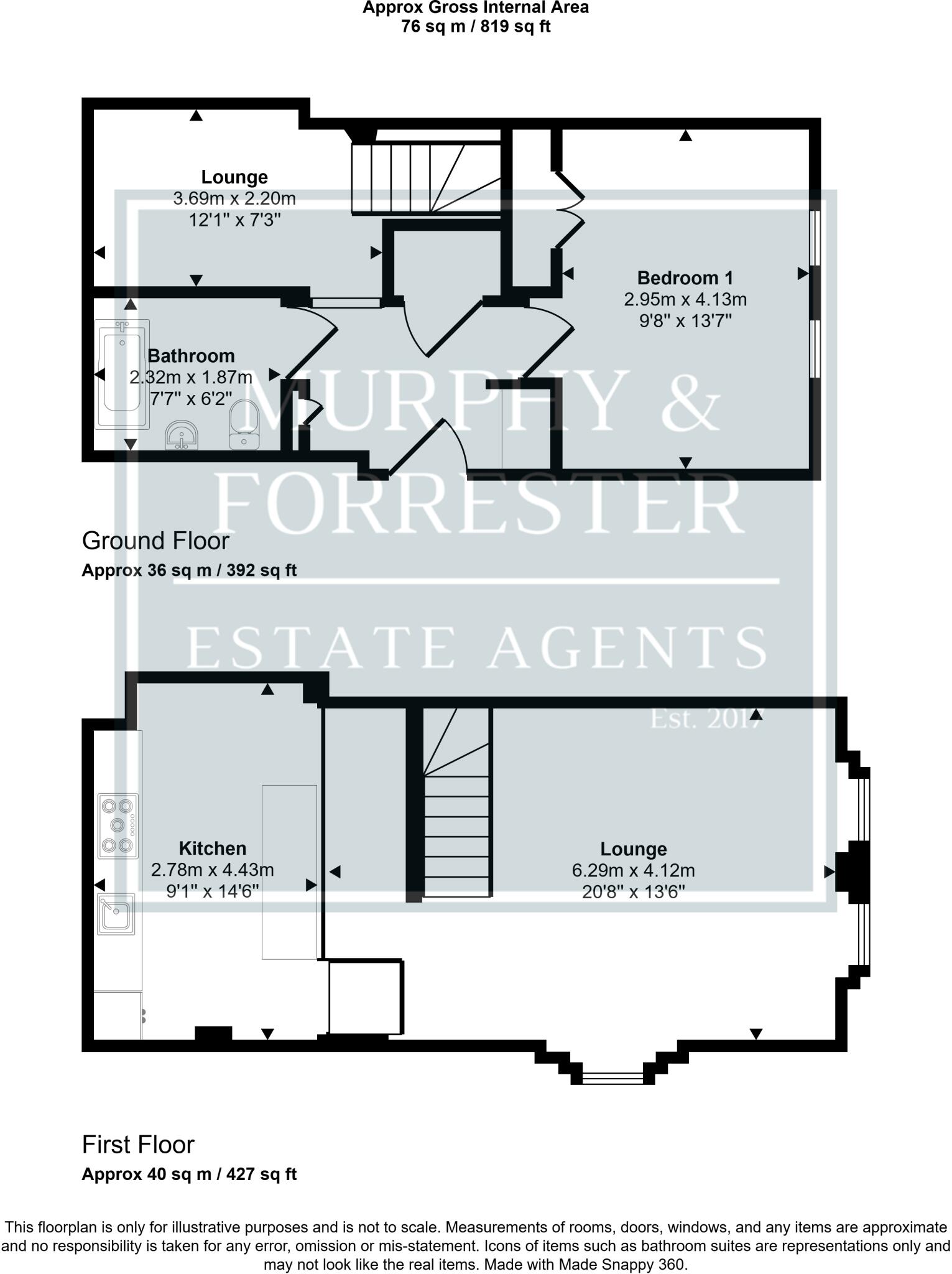 23, Squire Street, Glasgow, Glasgow City floorplan