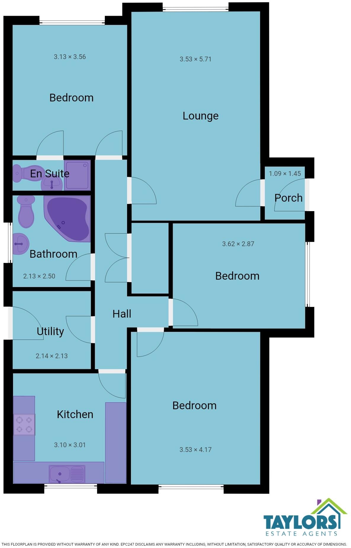 The Hawthorns, Hull, East Riding Of Yorkshire, HU8 floorplan