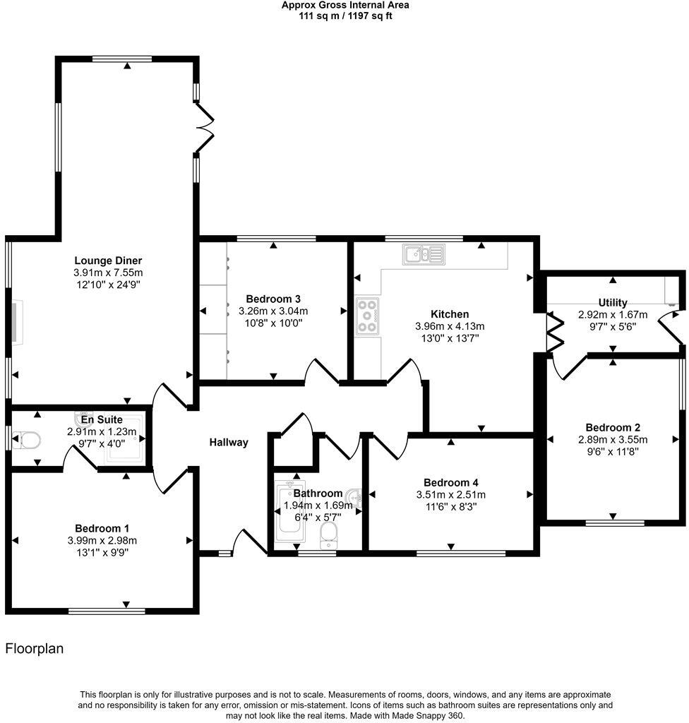 Parklands, St Florence, Tenby floorplan