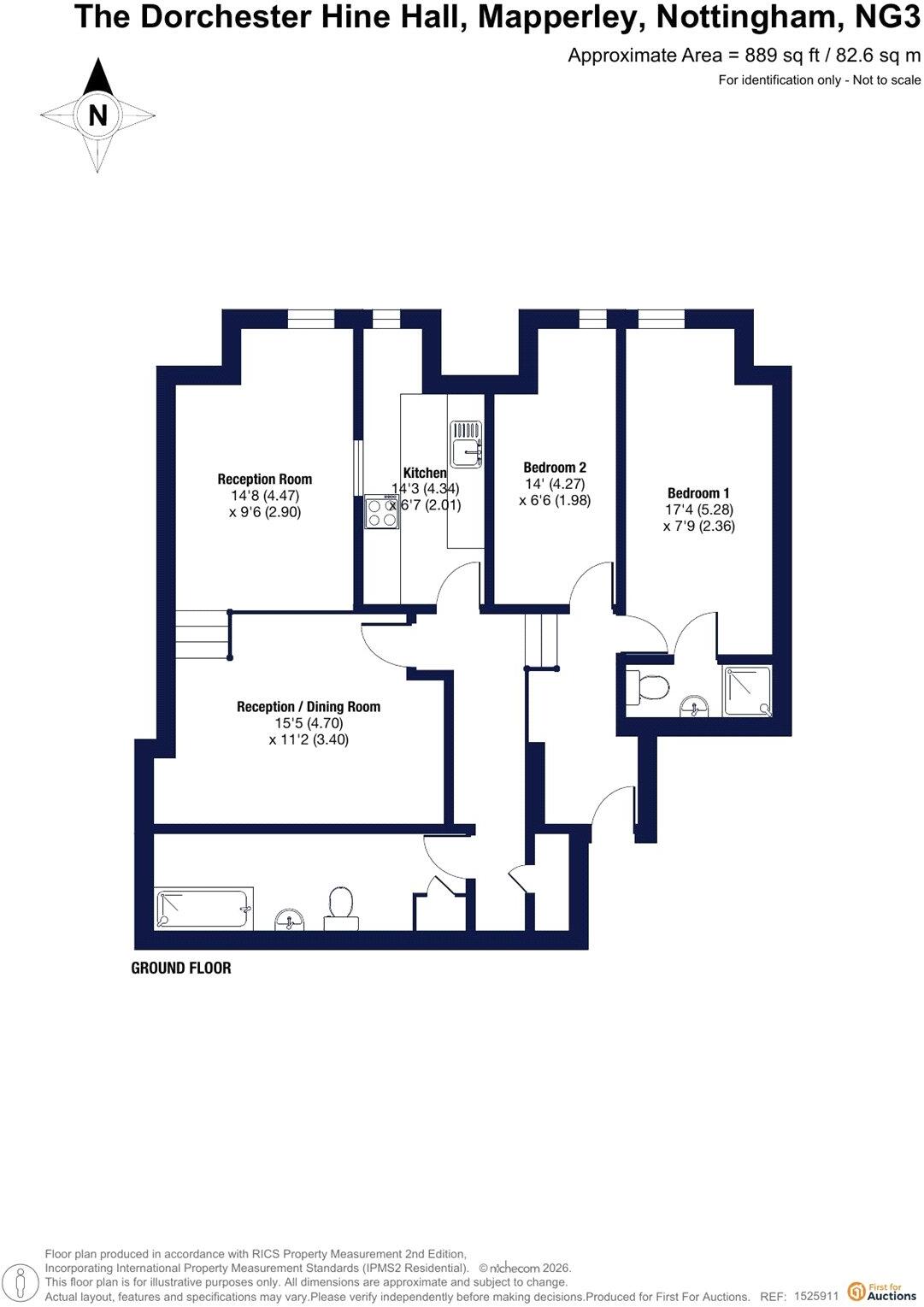 Hine Hall, Mapperley, Nottingham floorplan