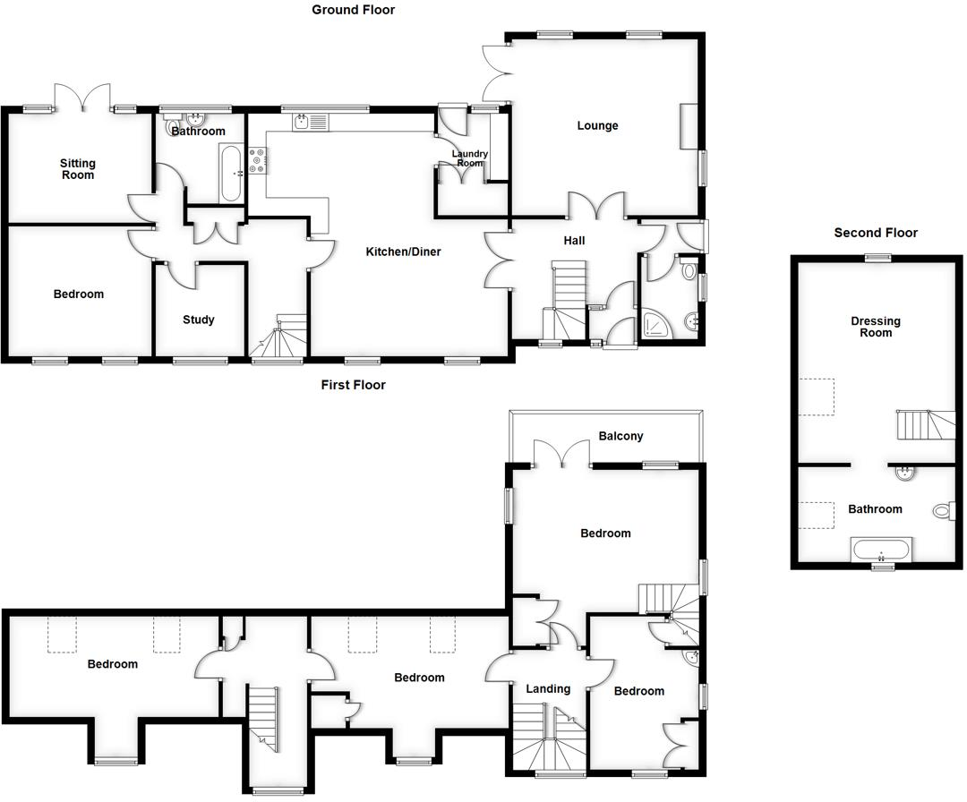 Berwick Wharf, Uffington, Shrewsbury floorplan