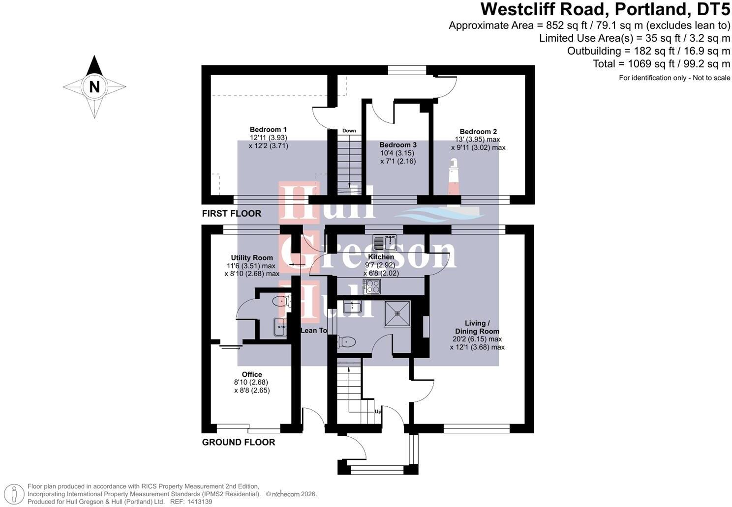 Westcliff Road, Portland floorplan