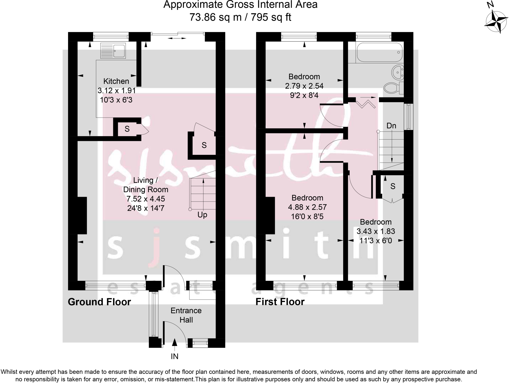 Mountsfield Close, Staines-upon-Thames floorplan