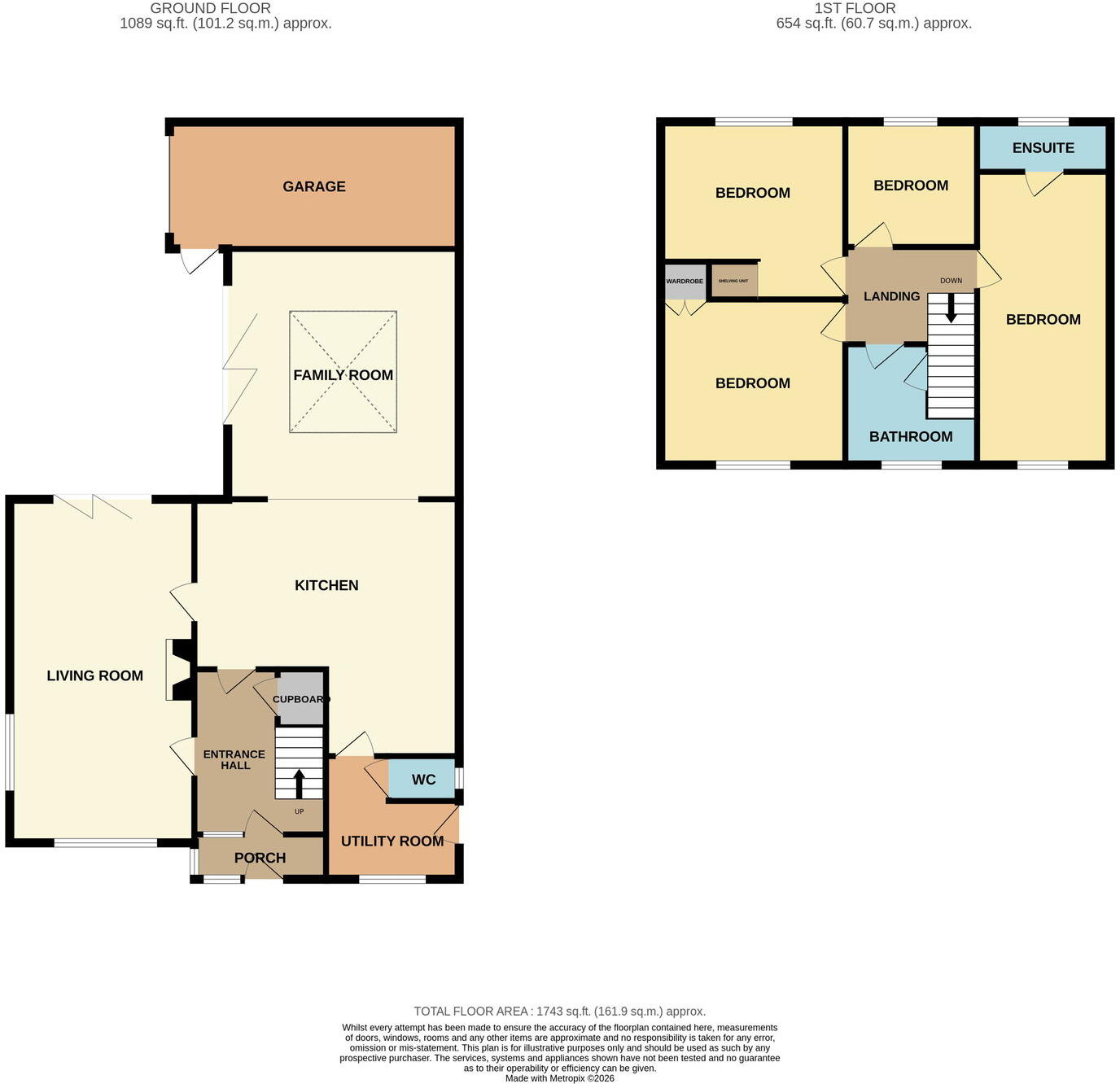 Extended Family Home Robert Key Drive, Mattishall, Norfolk floorplan