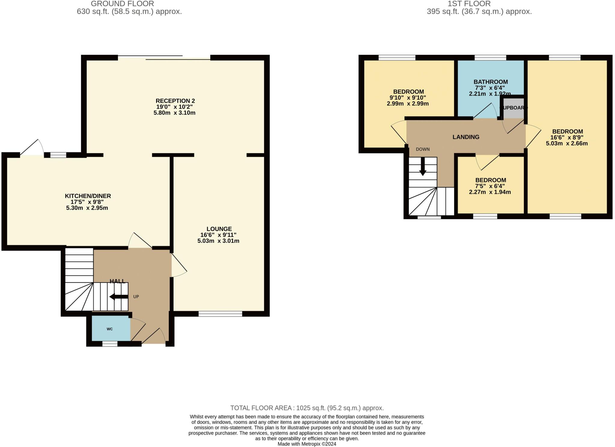Melvyn Close, Goffs Oak floorplan